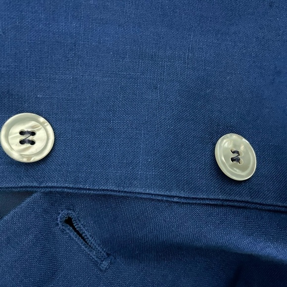 Christian Dior vintage linen cotton blend blazer jacket M - Picture 6 of 6